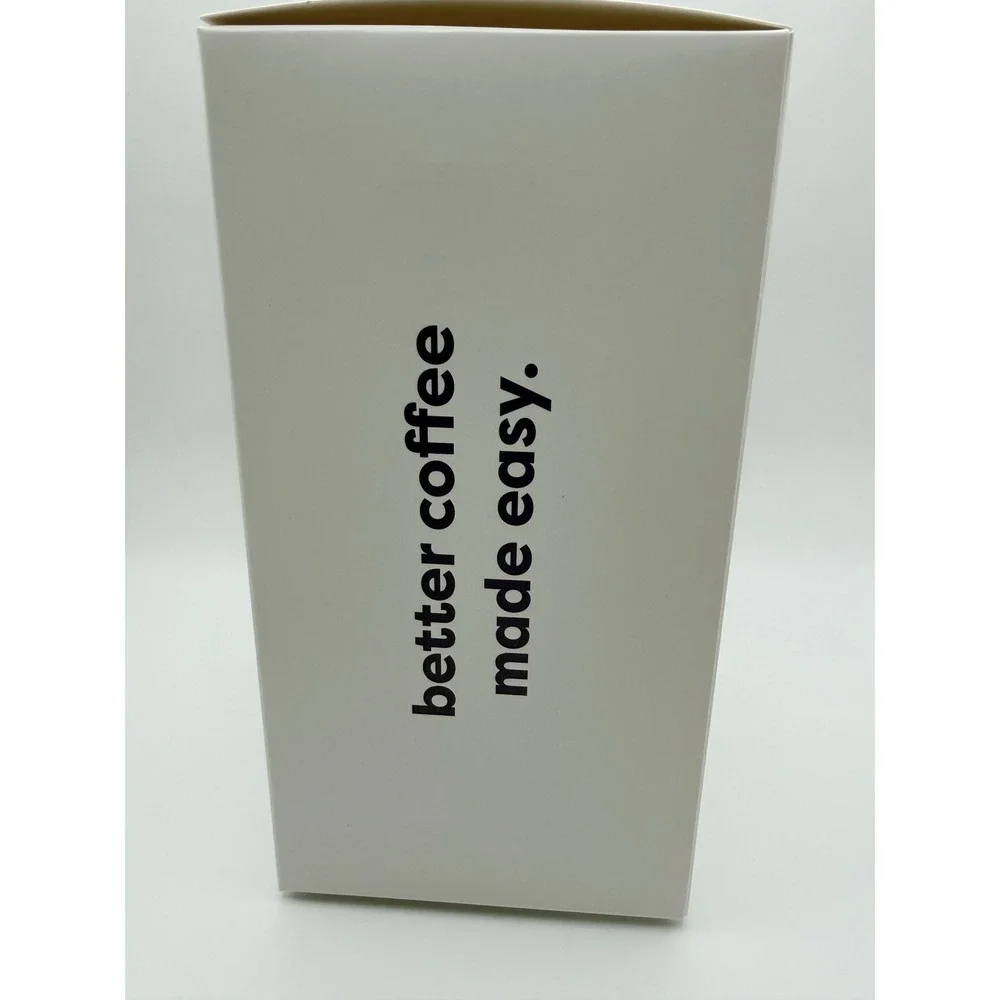 Javvy Better‎ Coffee Club Tumbler 16oz Double Wall Insulated Clear Black Lid NEW